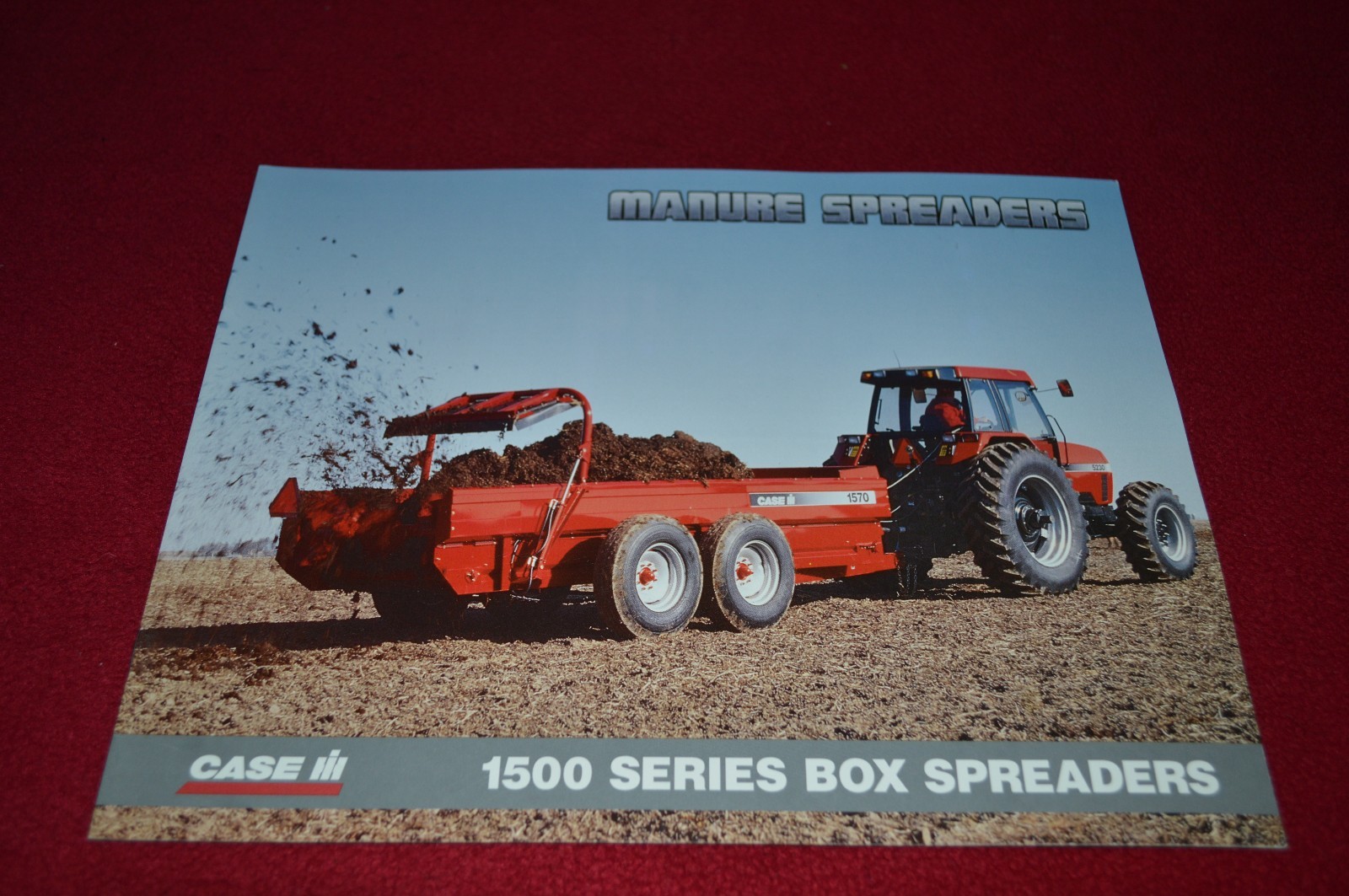 Case International 1540 1550 1560 1580 Manure Spreader Dealers Brochure AMIL7