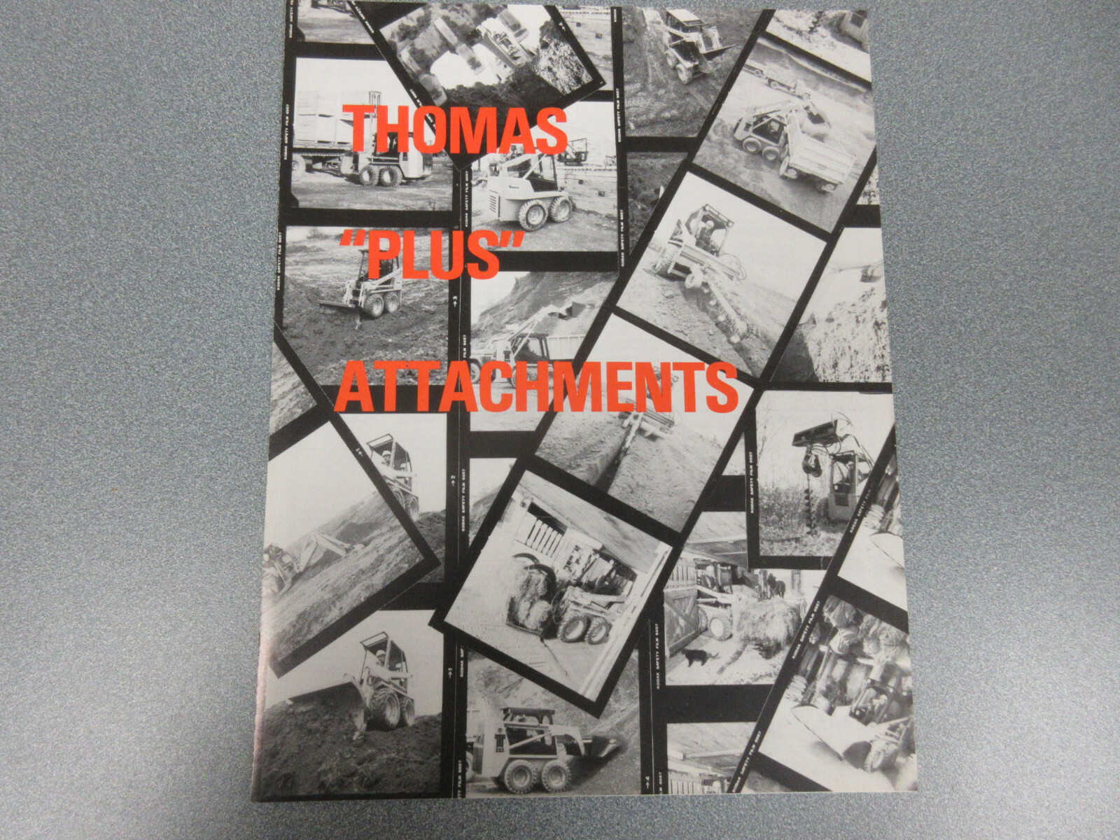 Thomas Attachments for Skid Steer Loader Brochure 4 pages