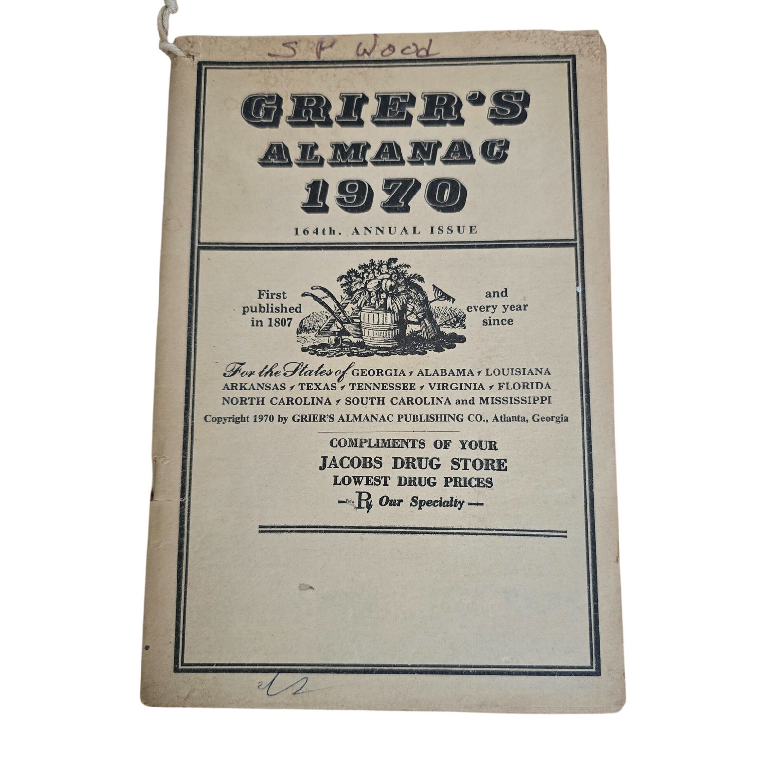 Vintage Grier’s Almanac Lot 1970 1971 1972 1973 1974 Ads Ephemera