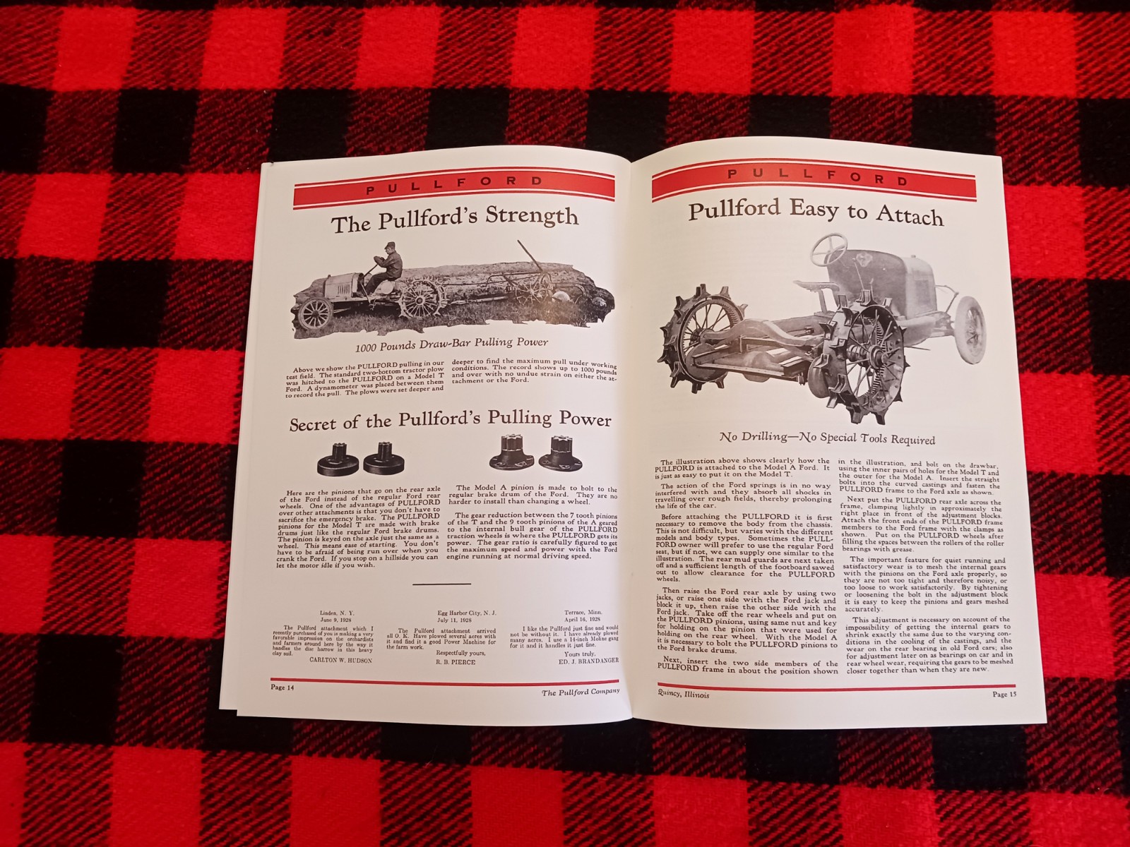 1930s Pullford Brochure Tractor Model T A Conversion *REMASTERED PRINT* Catalog