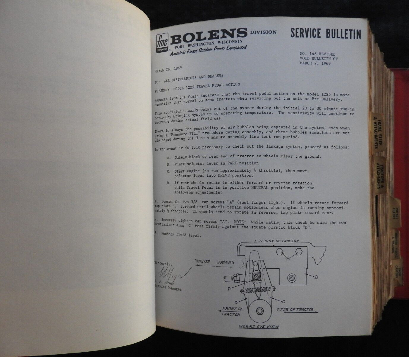 1961-72 Bolens Husky Lawn Tractor Dealer Master Operators Parts Manuals w/Prices