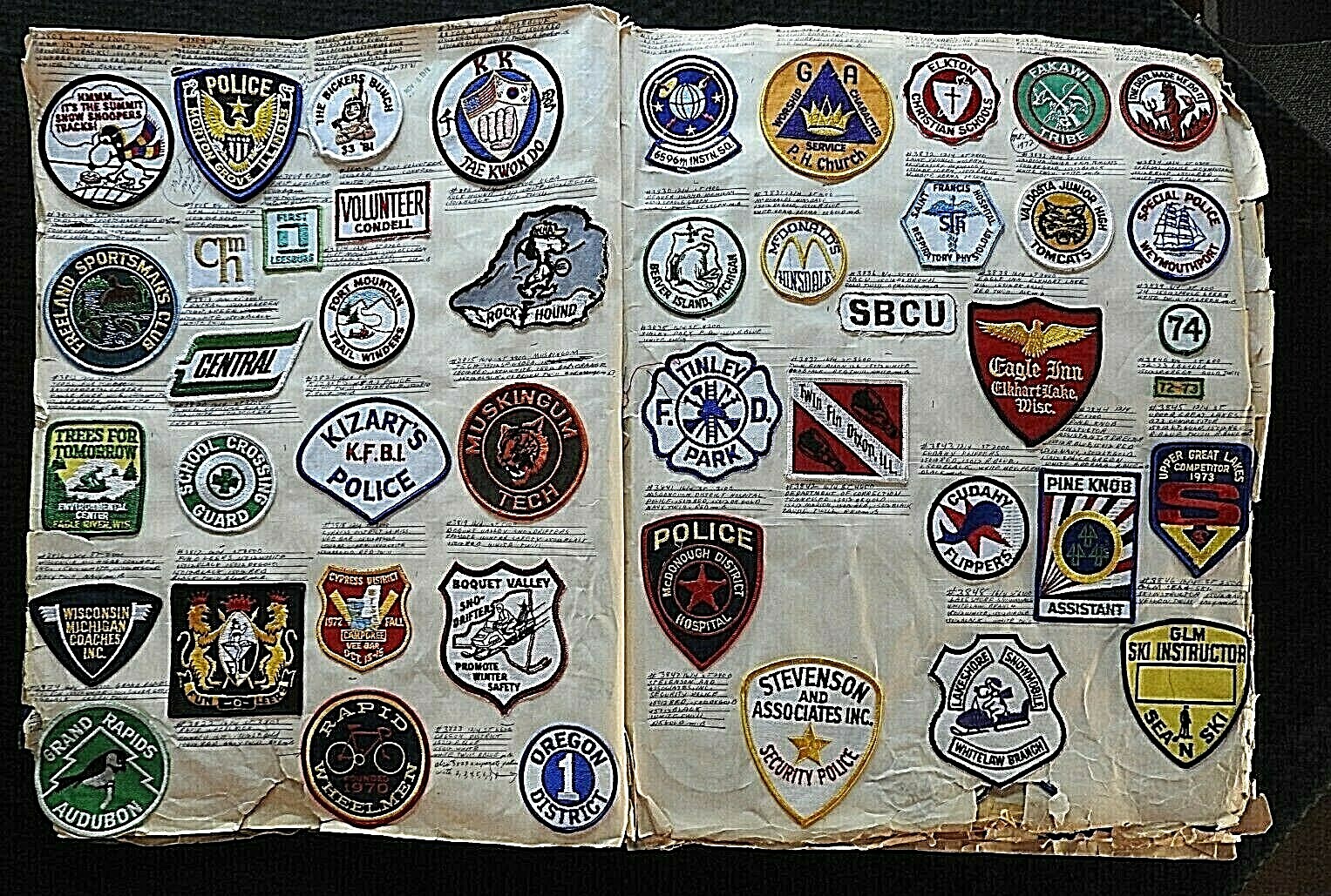 c1970 MAC MARQUETTE MI « MICHIGAN ASSOCIATION OF CATTLEMEN » BEEF COW JACKET PATCH