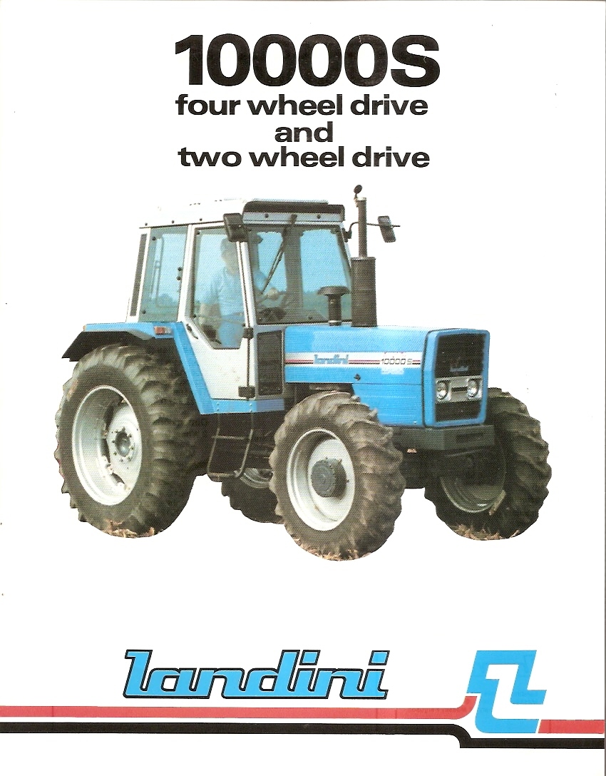 Farm Tractor Brochure – Landini – 10000S – 2WD 4WD – c1984 (F2812)