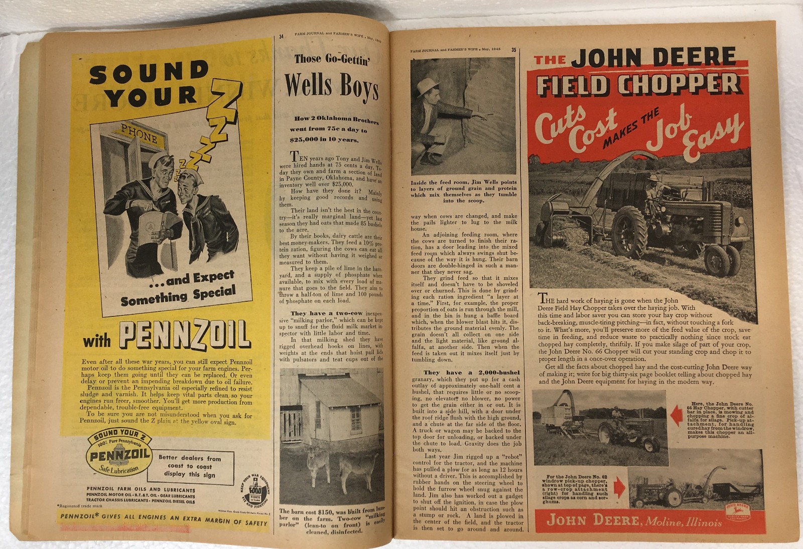FARM JOURNAL and FARMERS WIFE MAGAZINE — MAy, 1945