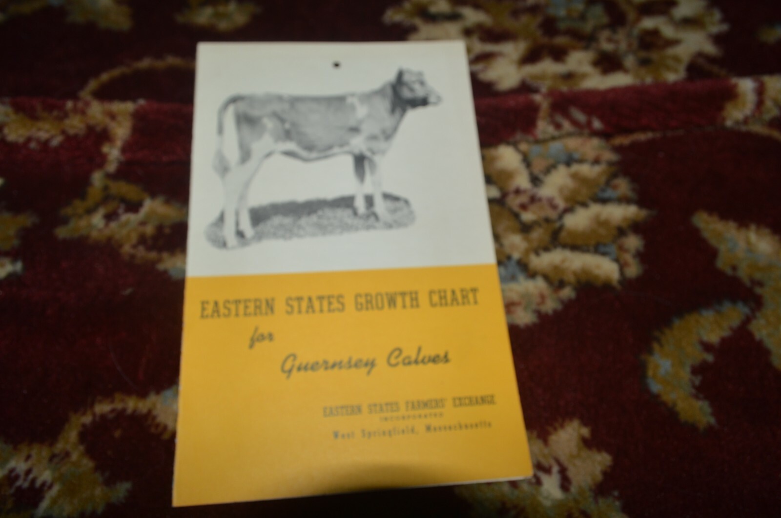 Eastern States Farmers Exchange Growth Chart Guernsey Calves Brochure CGPA