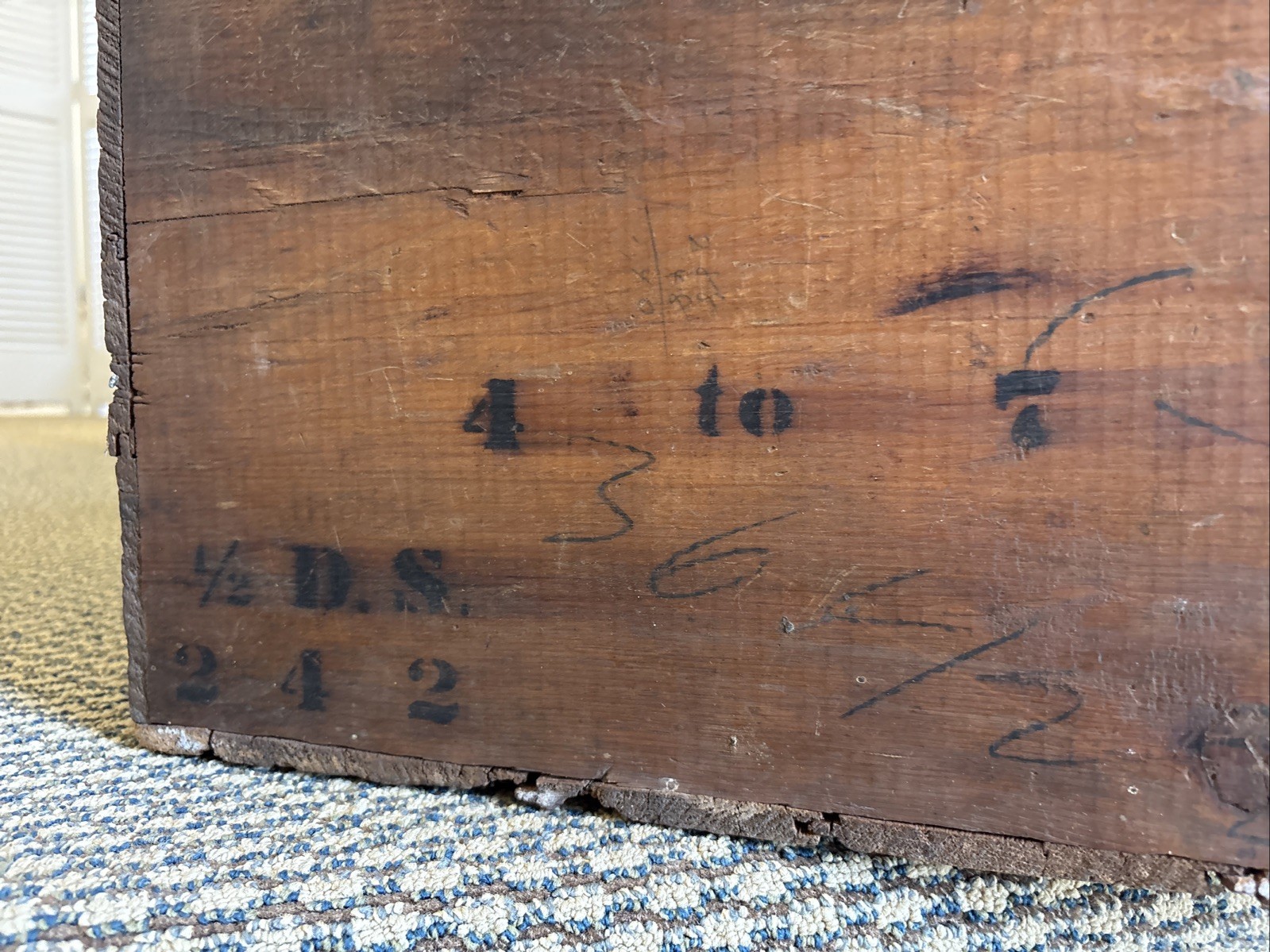 XL Antique Wooden Crate Beals & Torrey Shoe Co. Milwaukee Wisconsin Boot Box