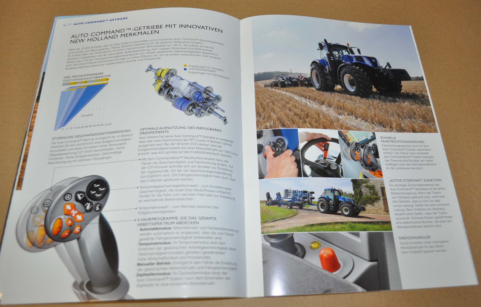 2015 New Holland T8 Series Tractor Brochure Prospekt DE