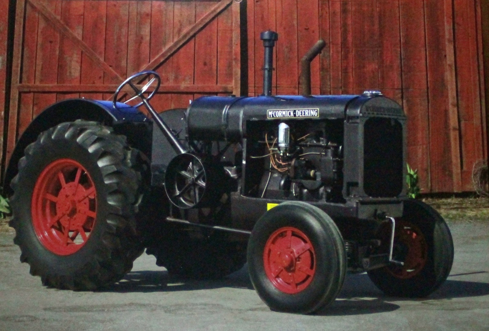 McCormick Deering Tractor Vintage Picture Wall Art Country Farm Decor