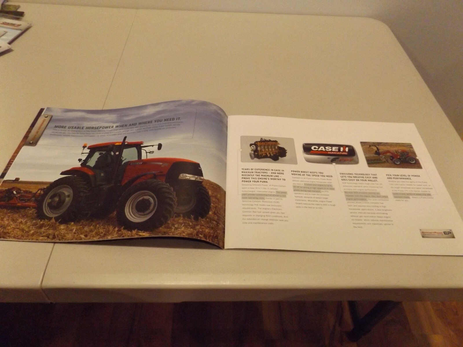 CASE-IH PUMA SERIES TRACTORS, LIT # CIH07211102 2011