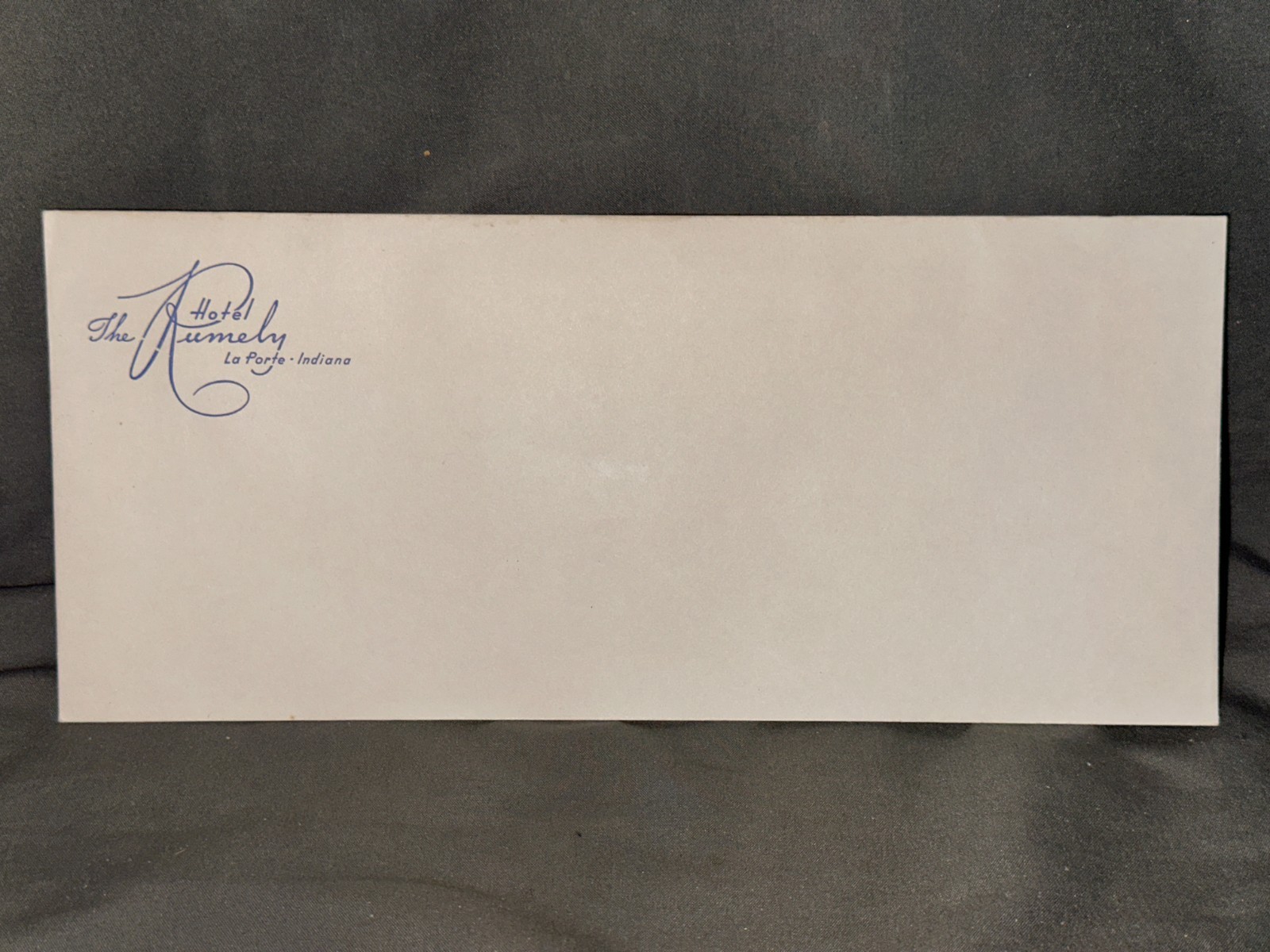 Vintage The Rumely Hotel Envelope – Illustrated Back