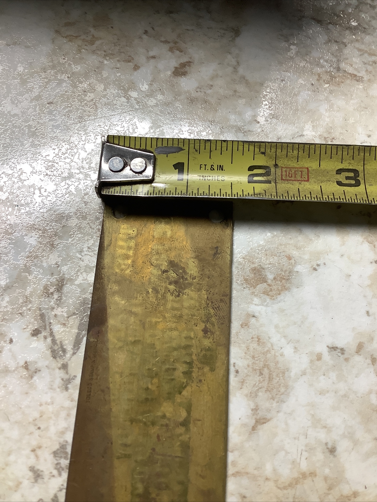 The “Van” Spreader France Foundry Brass Tag North Baltimore,Ohio NOS (ST223)