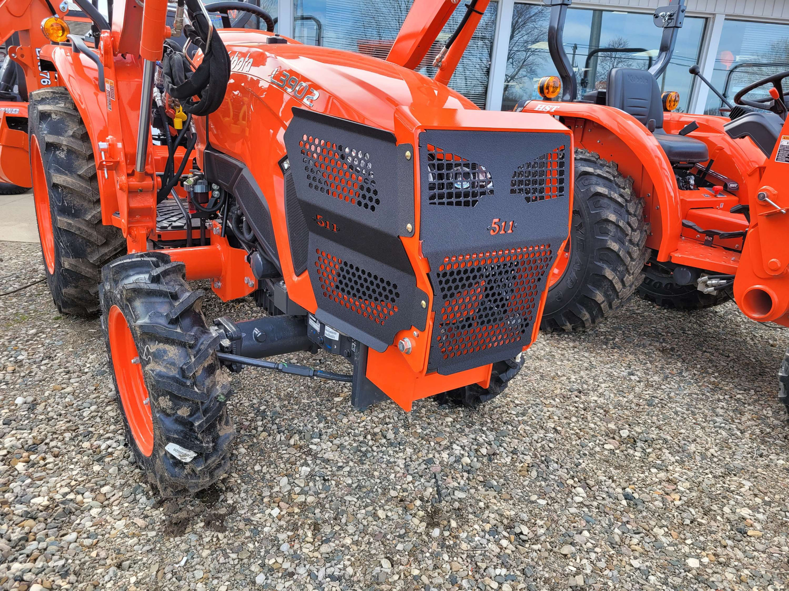 Kubota Side Guards L2502 L3302 L3902 L4802; L2501 with LA526 Loader