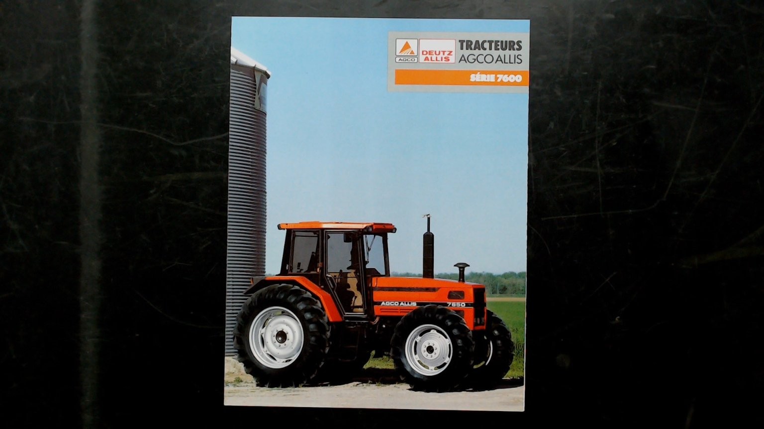 AGCO Deutz-Allis Tracteurs Brochure Série 7600 Vintage Farming