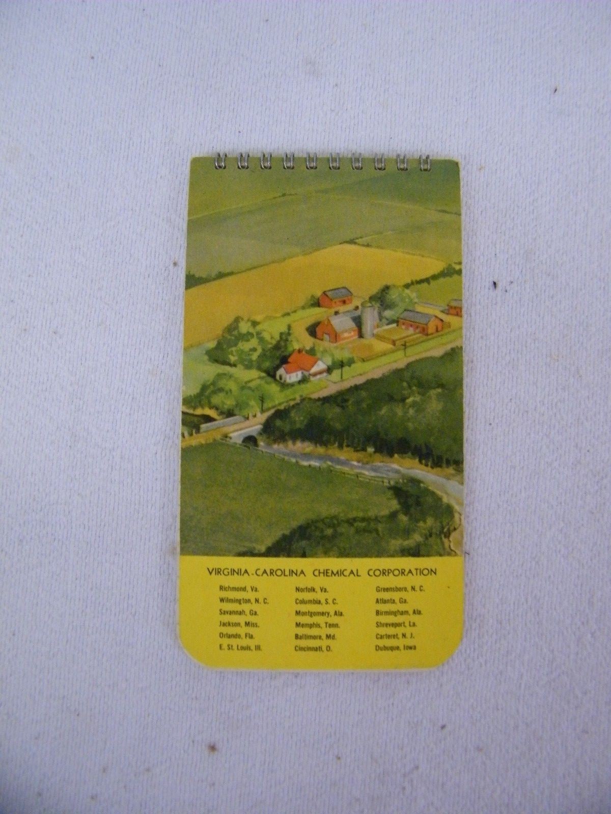 Vintage VC Fertilizers Virginia Carolina Chemical Corp Advertising Notebook