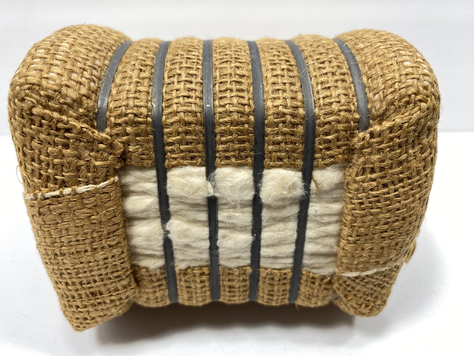 Vintage Cotton Bale Advertising Souvenir Mini Miniature Tag C & L Mini Bales