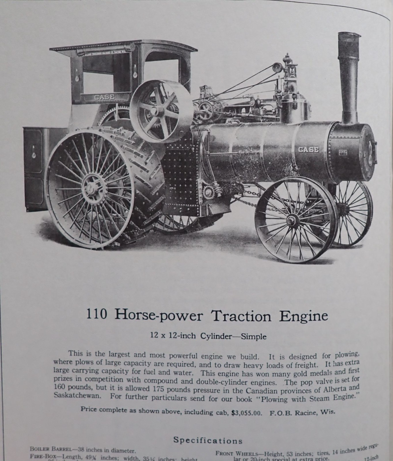 CASE THRESHING MACHINERY CATALOG 1912