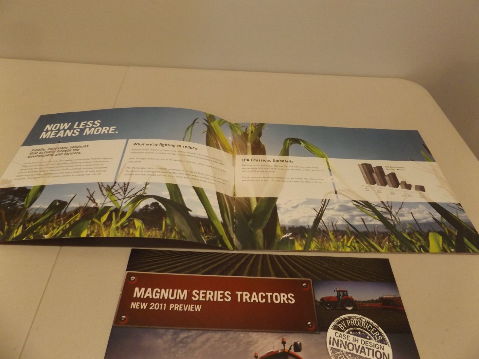 2-pc. CASE-IH MAGNUM SERIES TRACTORS, # CIH7301001 2010, CIH4261003 2010