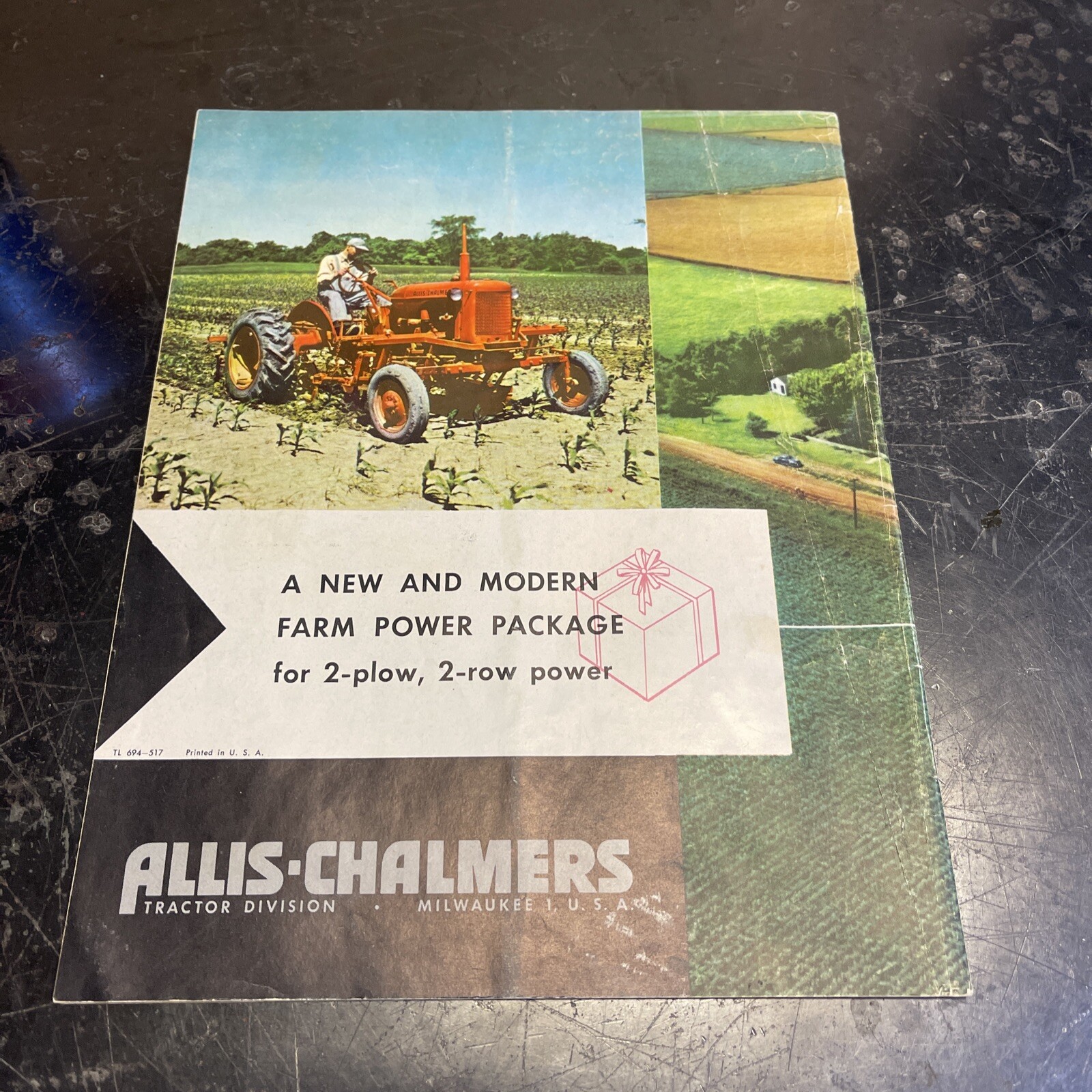 ALLIS CHALMERS BUYER’S GUIDE BETTER LIVING, BETTER FARMING 1950’S SALES BROCHURE