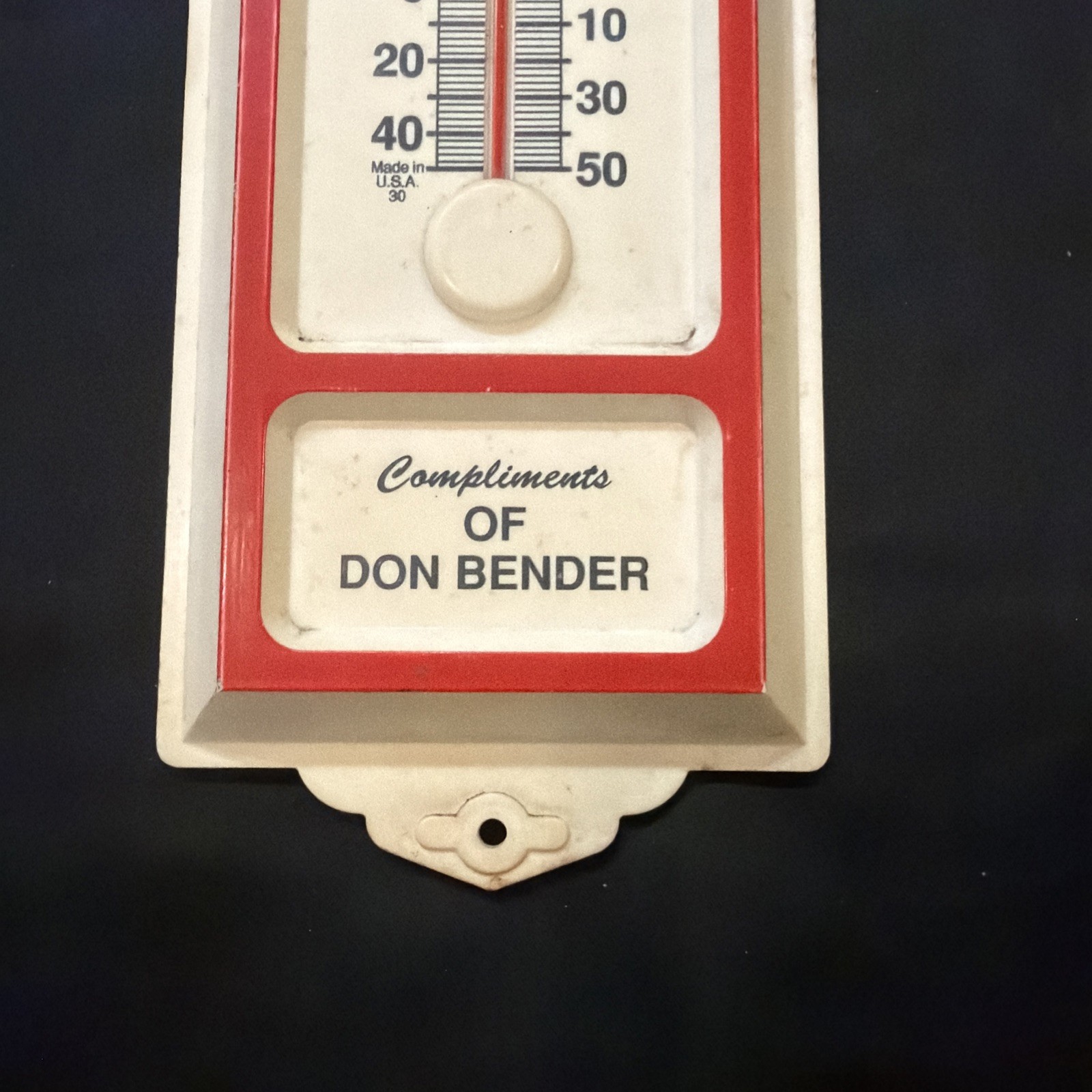 Vintage Advertising Thermometer, York PA. Good Condition As Pictured Very RARE
