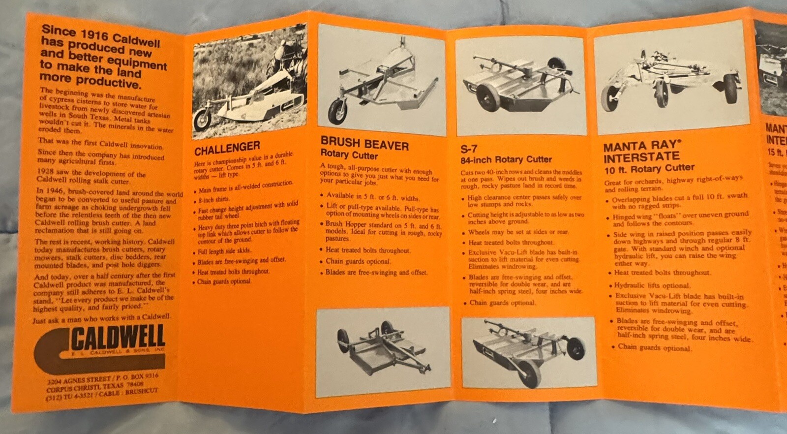 Vintage Farm Equipment Caldwell Full Line Catalog Brochure Farm Tools