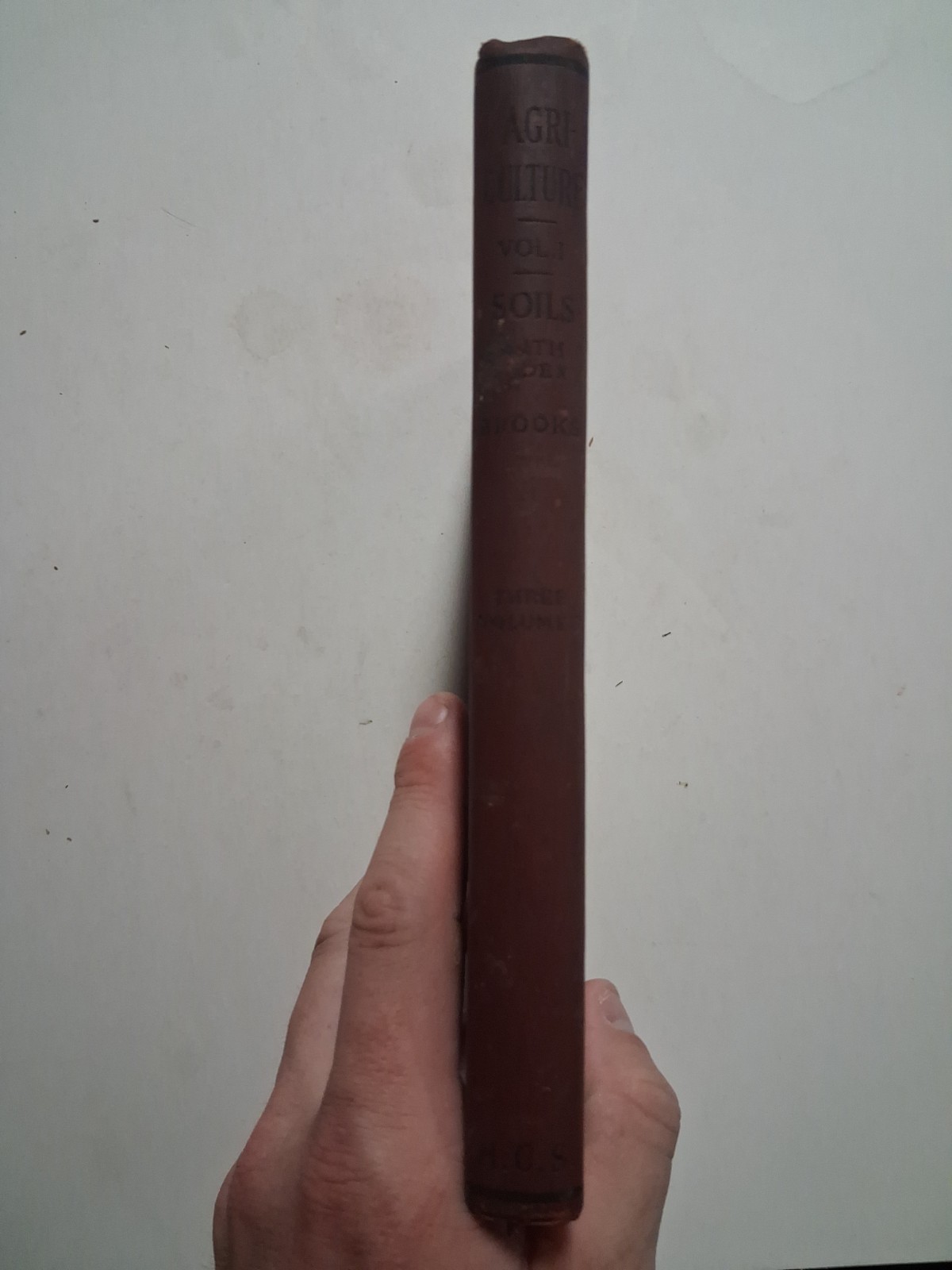 1911 AGRICULTURE Soils Formation TILLAGE DRAINAGE IRRIGATION Brooks