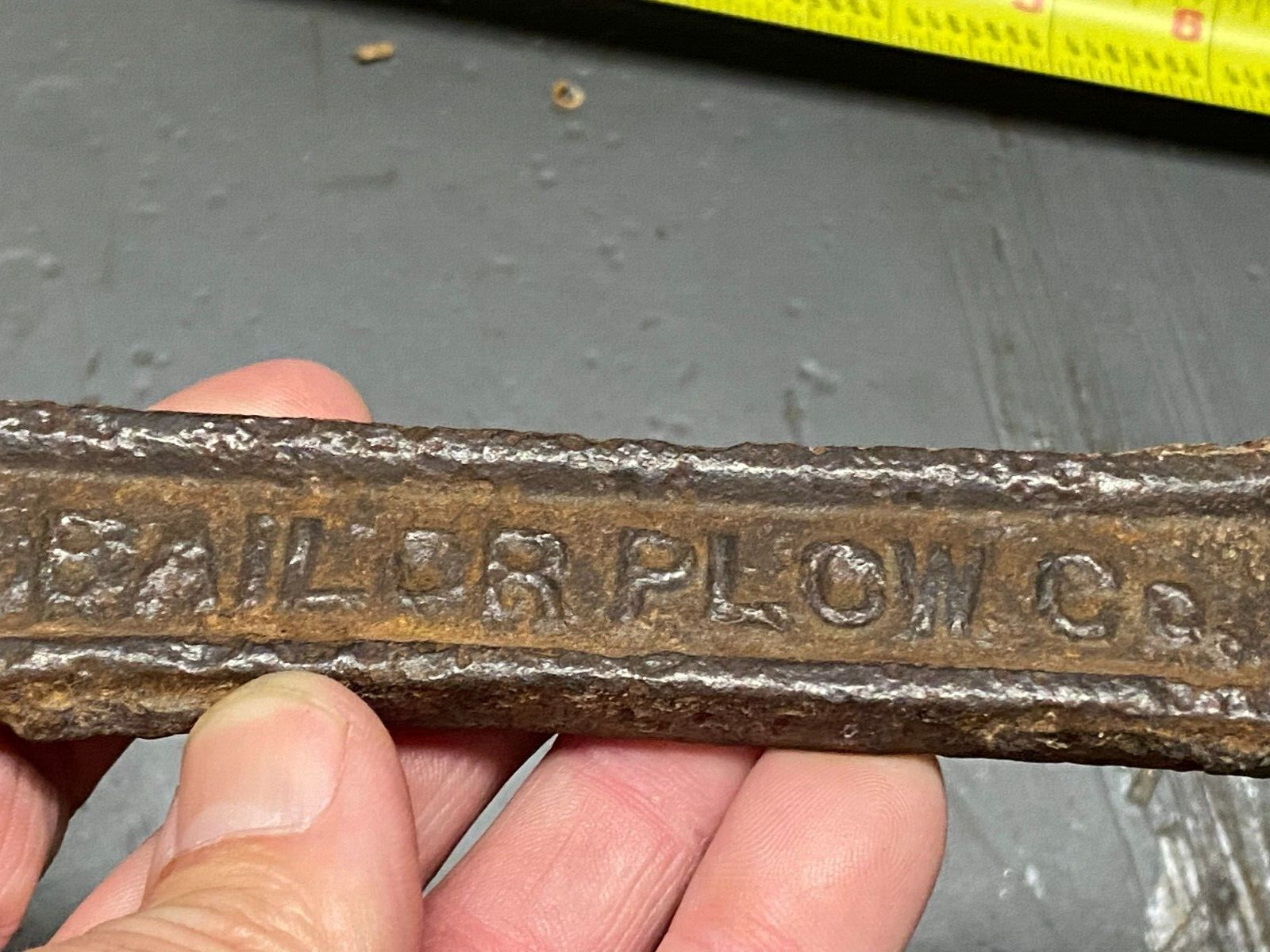 BAILOR PLOW Co. Vintage Cultivator Wrench #C49 BAILOR PLOW Atchison Kansas FARM