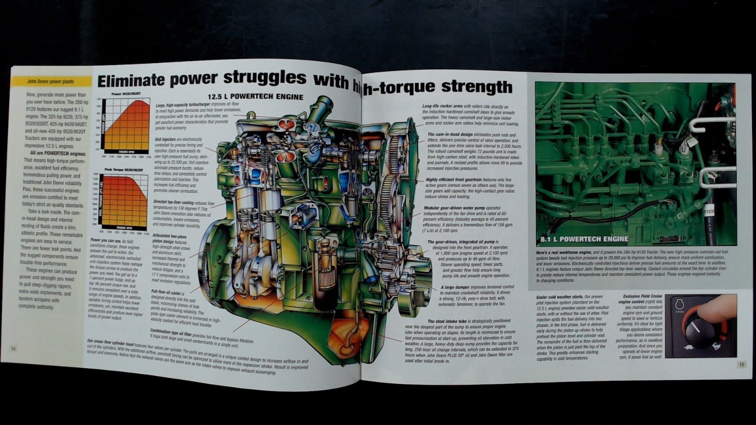 John Deere 9020 Series Brochure 280-450 HP Tractors Vintage Agriculture