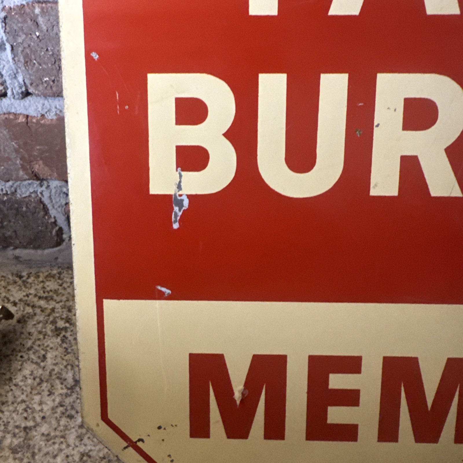Vintage Farm Bureau & Stop Sign 15&Prime; X 15&Prime; Metal Sign Dekalb County Illinois