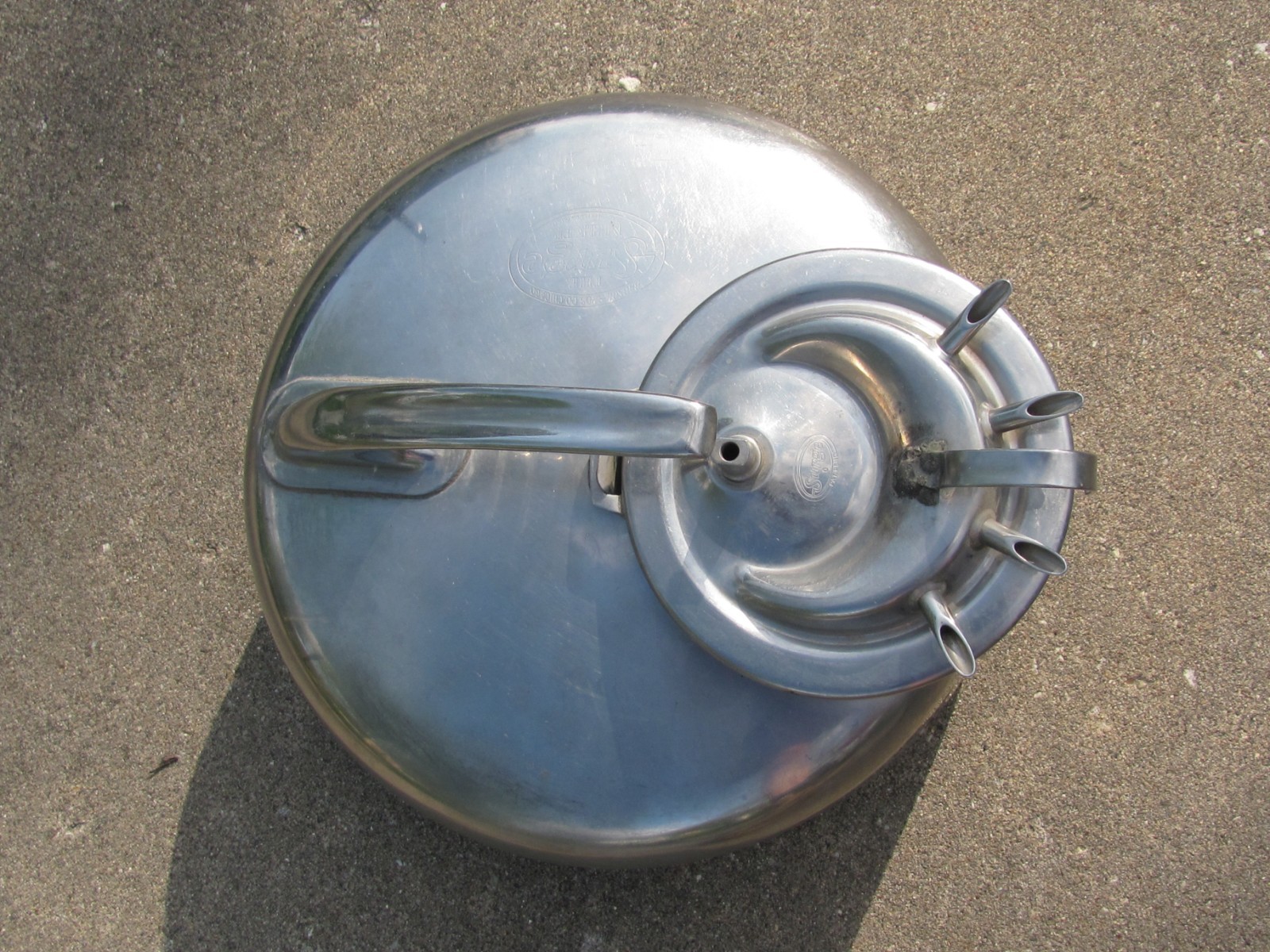 Vtg Surge Babson Bros Stainless Steel Milking Machine Dairy Cow Bucket Pick up