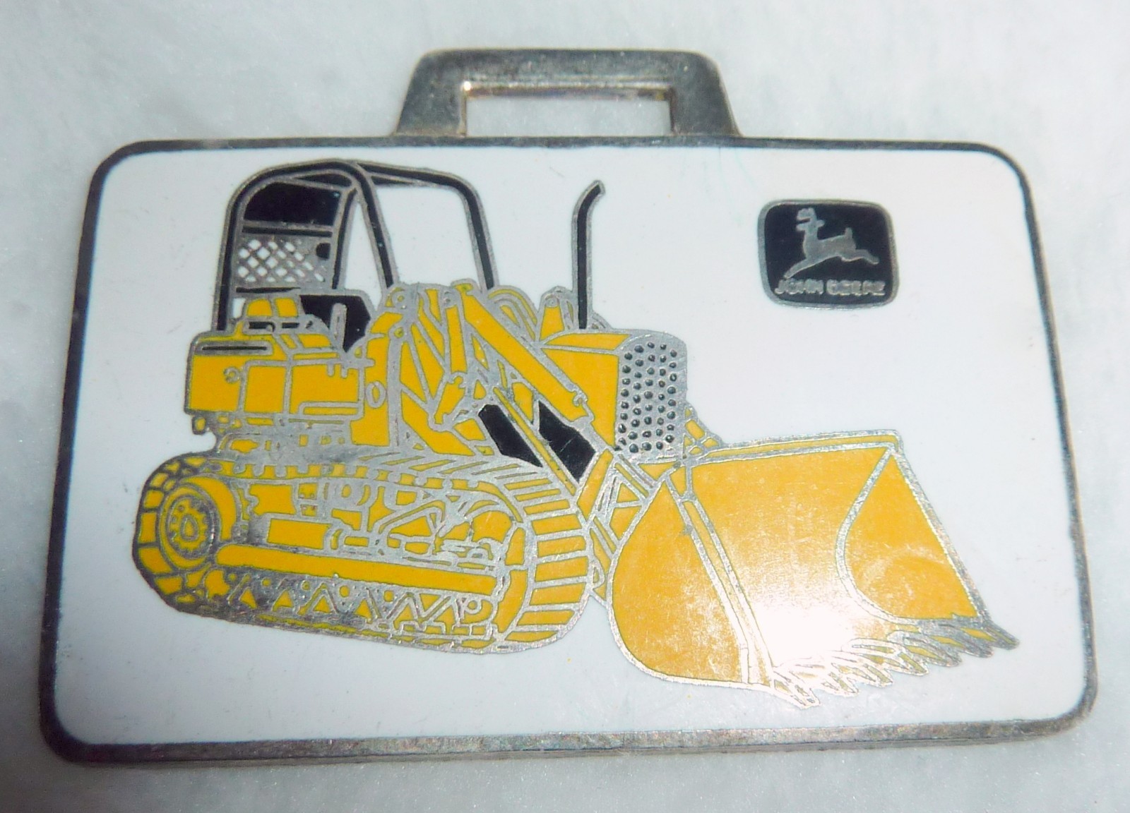 Vintage “Richards Machinery Corp” John Deere Dealer Heavy-Equipment Badge / Fob