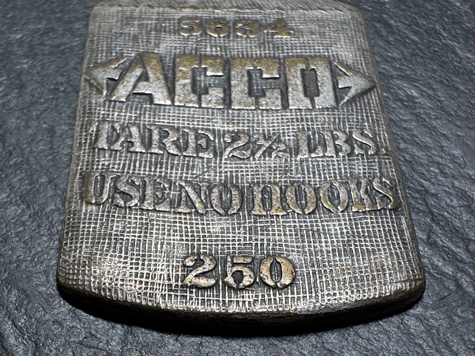 5634 ACCO COTTON BALE TAG TT HARRISON MEMPHIS, TEXAS FOB H419