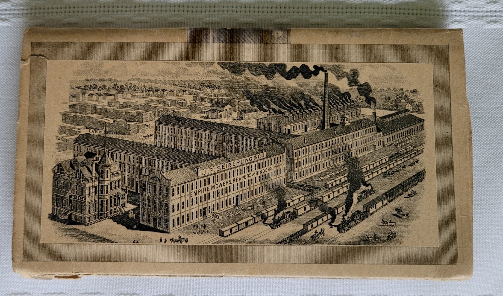 Empire Farmers Pocket Companion, 1892, J. F. Seiberlinkg & Co., Akron, OH