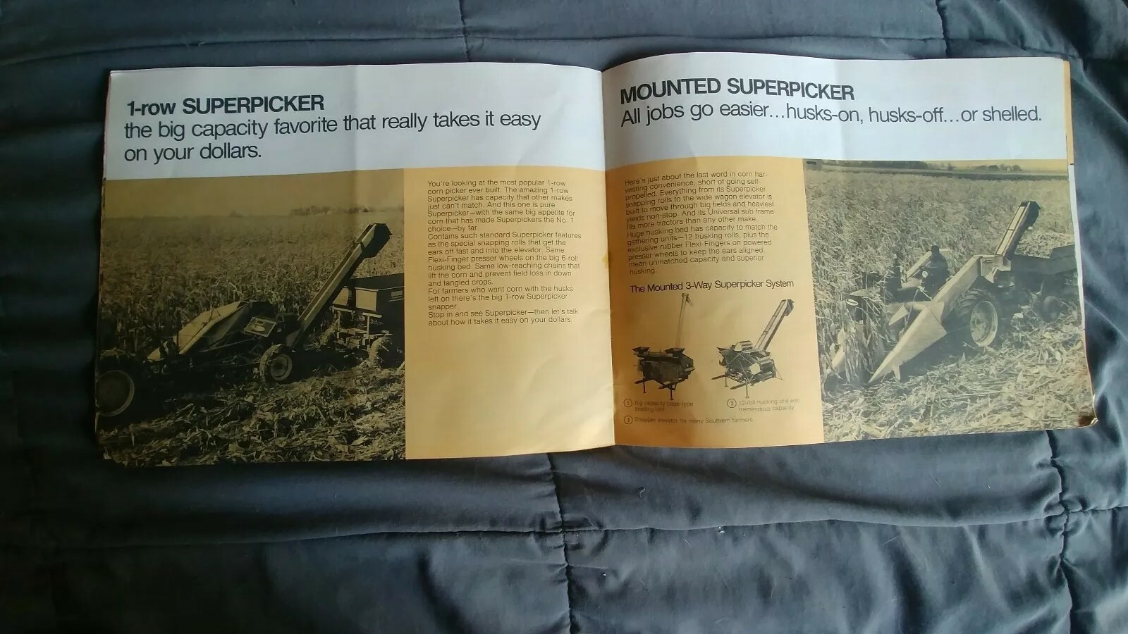 VINTAGE 60&rsquo;s NEW IDEA CORN HARVESTING EQUIPMENT ADVERTISING CATALOG TRACTOR