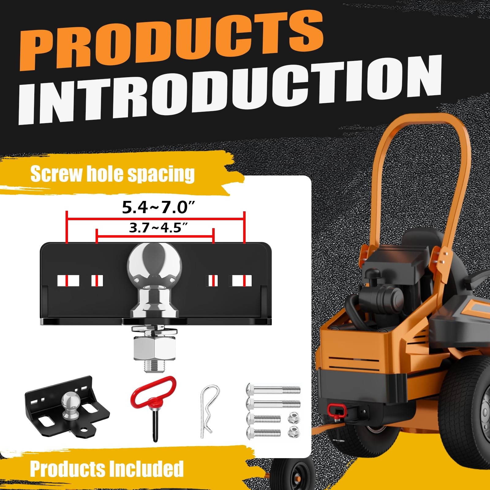 Vrxsond Upgraded Zero Turn Lawn Mower 2 Pin 6Mm Thicker Heavy Duty Steel Bolt
