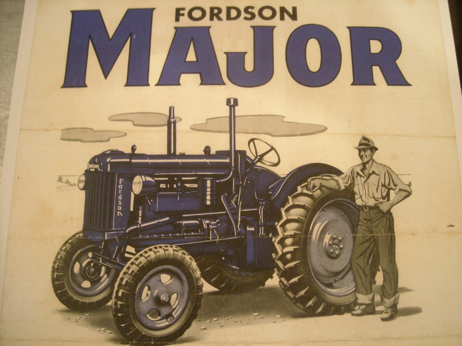 1950s Vintage Fordson MAJOR Tractor Brochure Farm