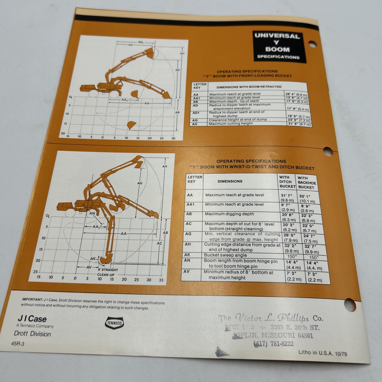 Drott 45 Cruz-Air Excavator Brochure