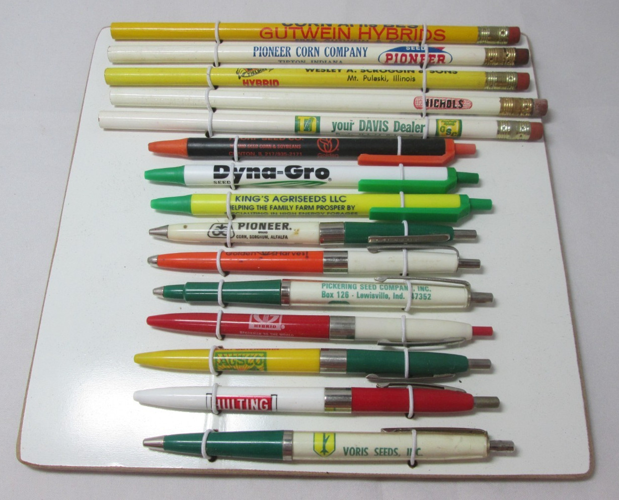 Vintage Lot of 75 Advertising Pens and Pencils Mostly Agricultural Seeds