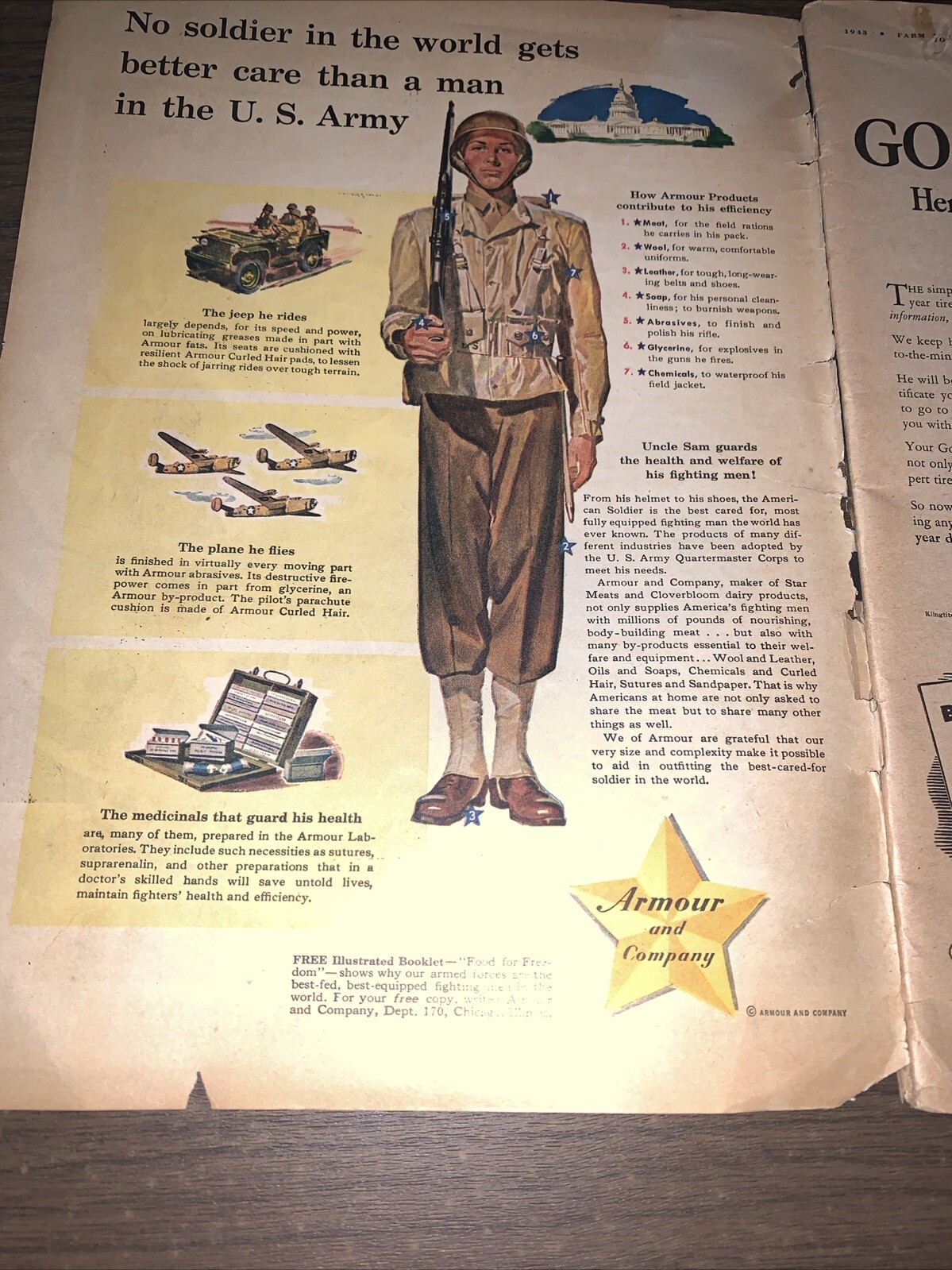 Vtg February 1943 Farm Journal And Farmer’s Wife