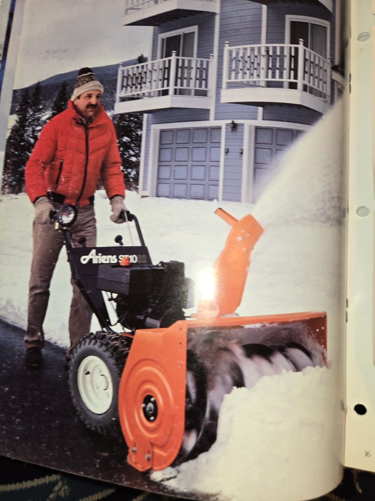 1987 1988 ARIENS DEALERSHIP ADVERTISING BROCHURES SNO-THROS