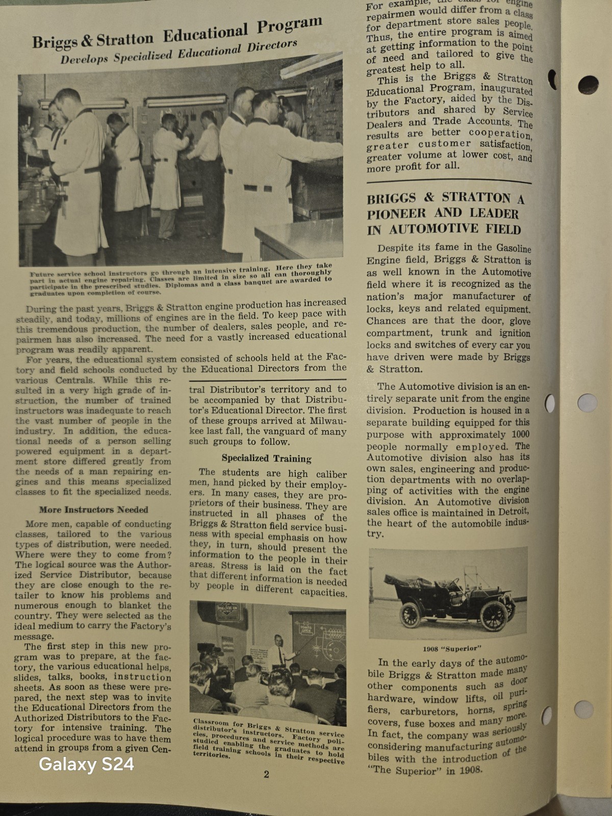 AUGUST-SEPTEMBER 1959 ISSUE BRIGGS AND STRATTON NEWSLETTER