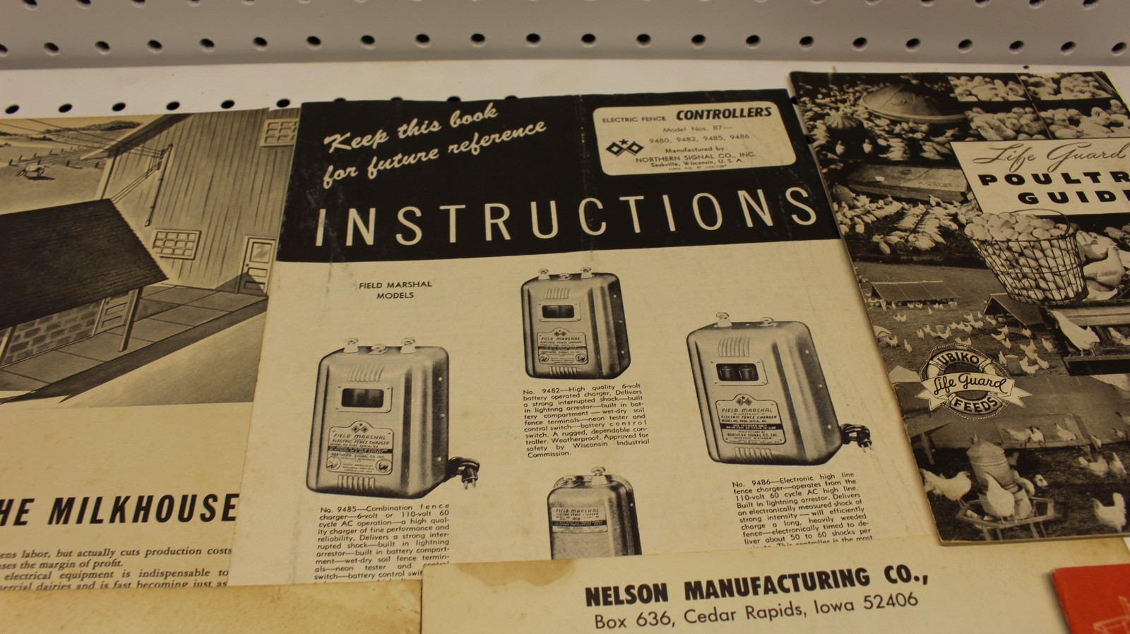 pamphlet instruction lot farm