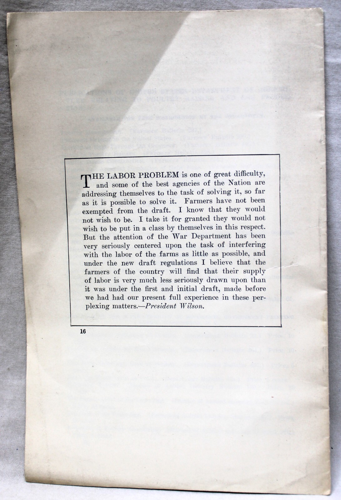 HINTS TO POULTRY RAISERS BULLETIN BROCHURE 1918 U.S. DEPARTMENT OF AGRICULTURE