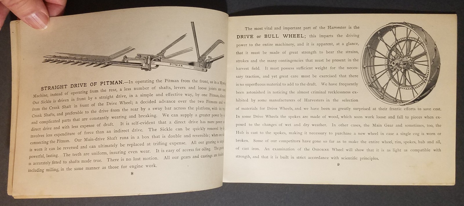 1890 D.M. Osborne & Co Farm Equipment Brochure