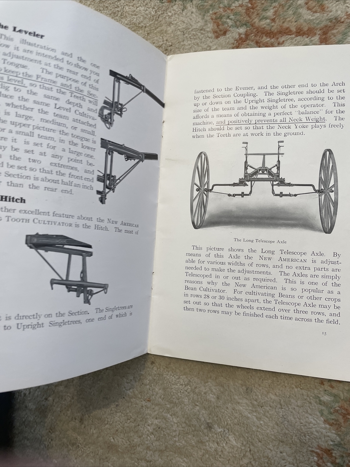 Vintage New American Cultivators Sales Brochure Catalog 1907 American Harrow Co.