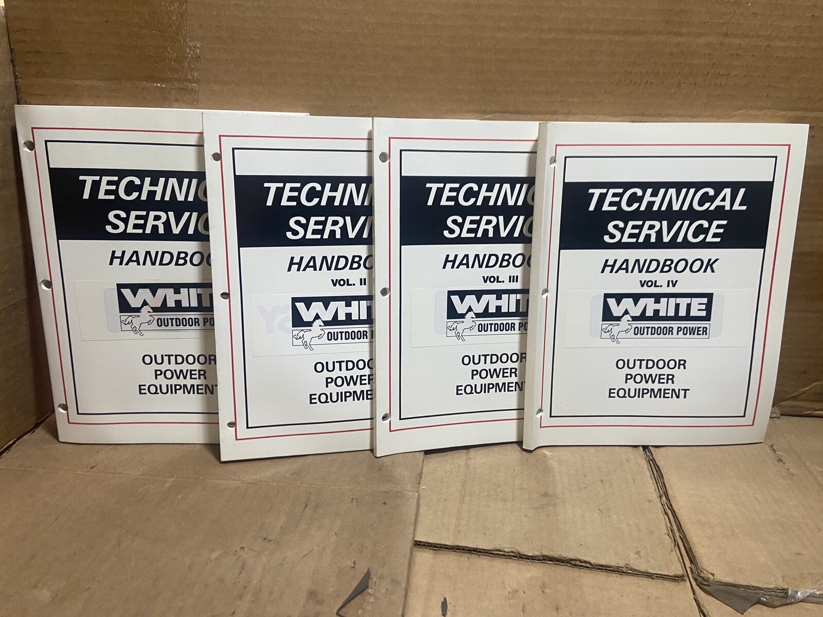 MTD White Outdoor Power Equipment Technical Service Handbook — Volume 1 2 3 4