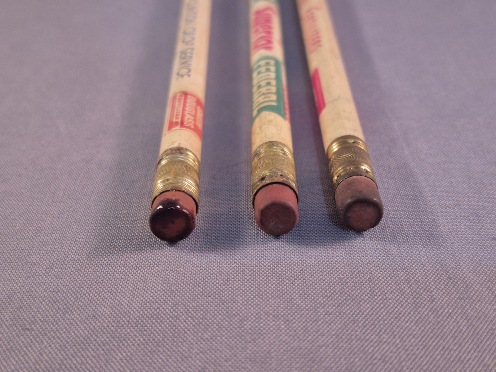 Vintage Pencil Lot of 3 Fertilizer Crop Service Michigan New York Advertisement
