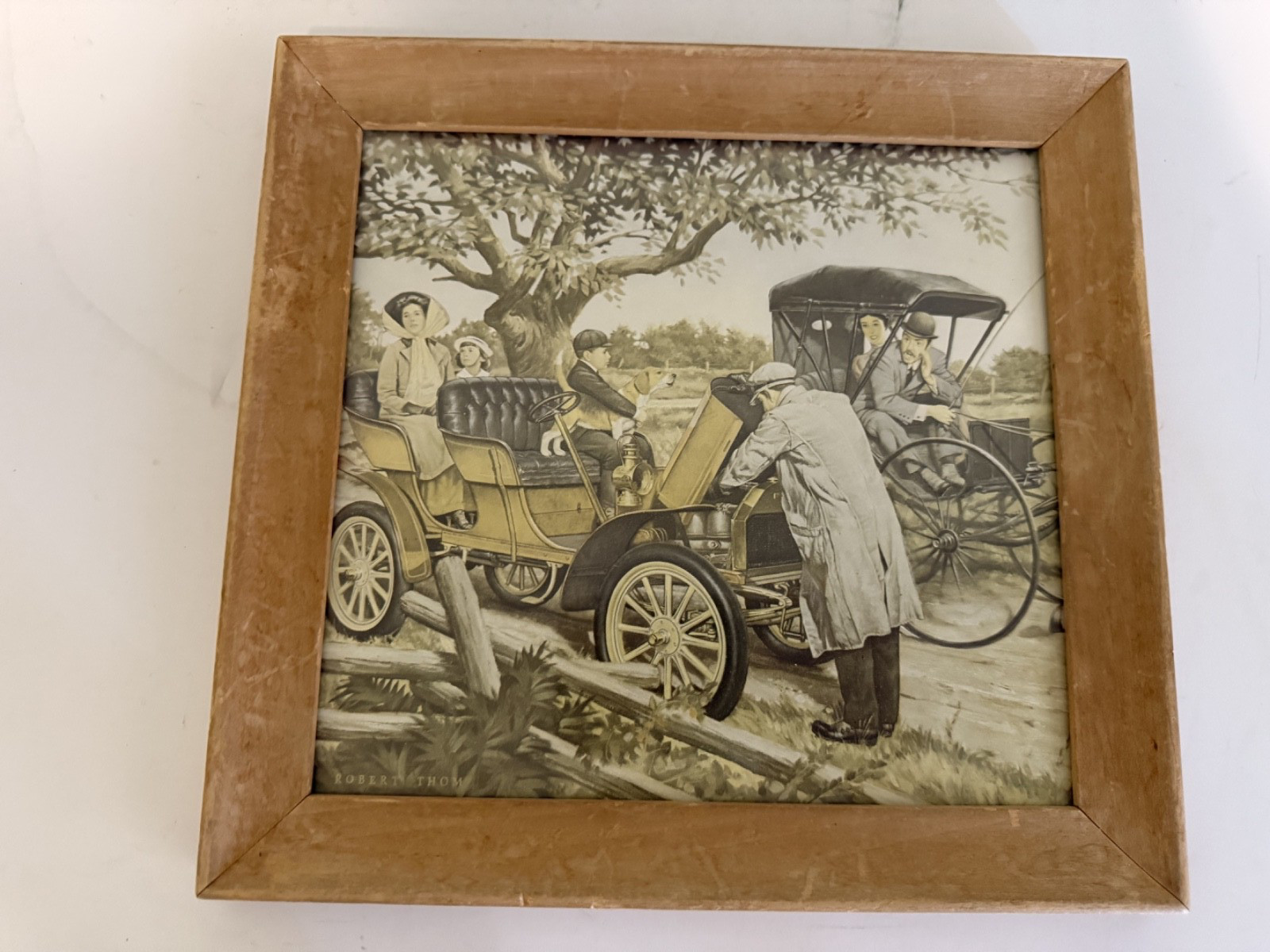 VINTAGE SATURDAY EVENING POST BOHN ALUMINUM AND BRASS CORPORATION PICTURE FRAMES