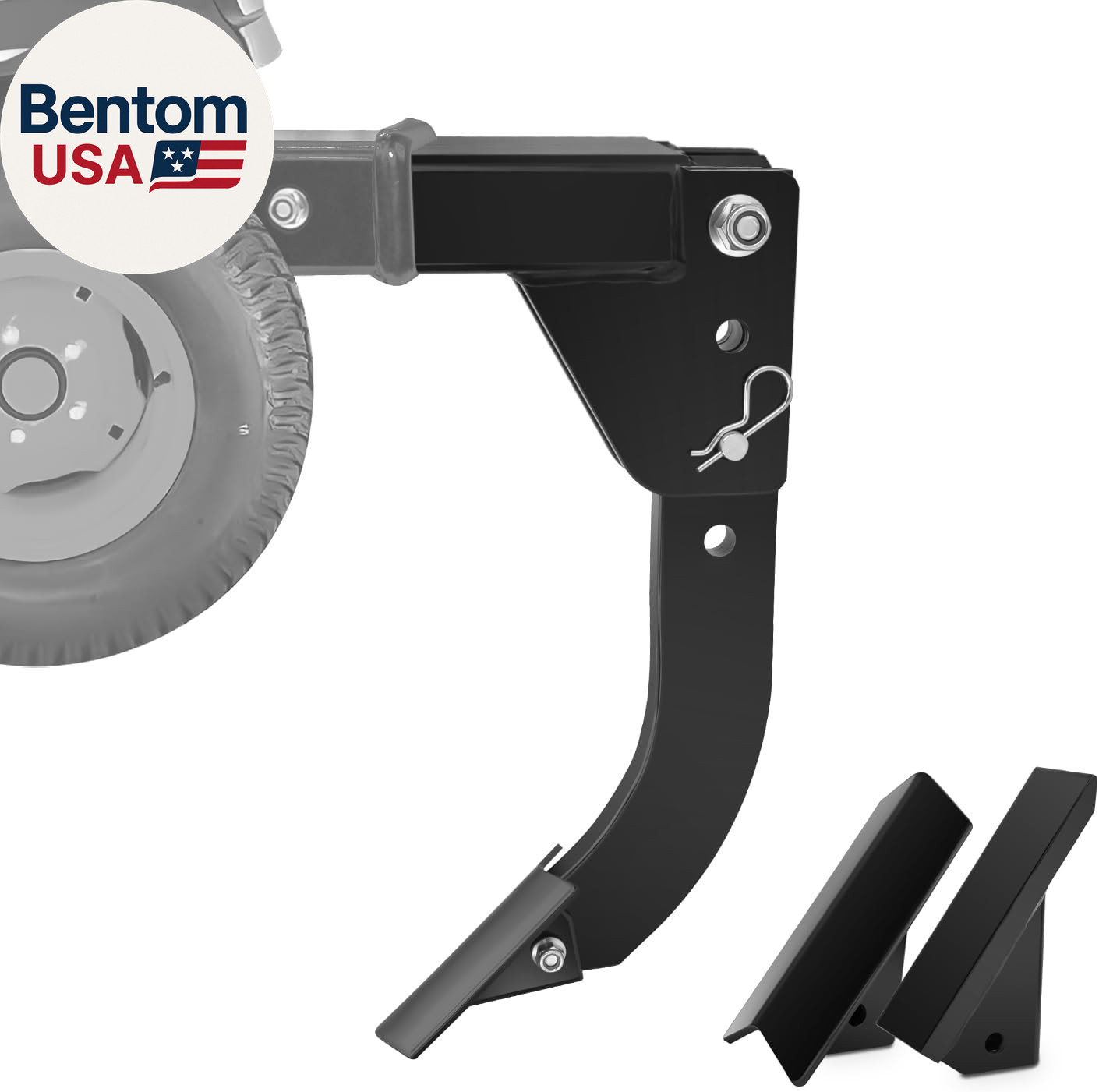 3 Point Trencher Ripper Attachment Fit 2&Prime; Receivers, Hitch Mounted Ripper for Tr