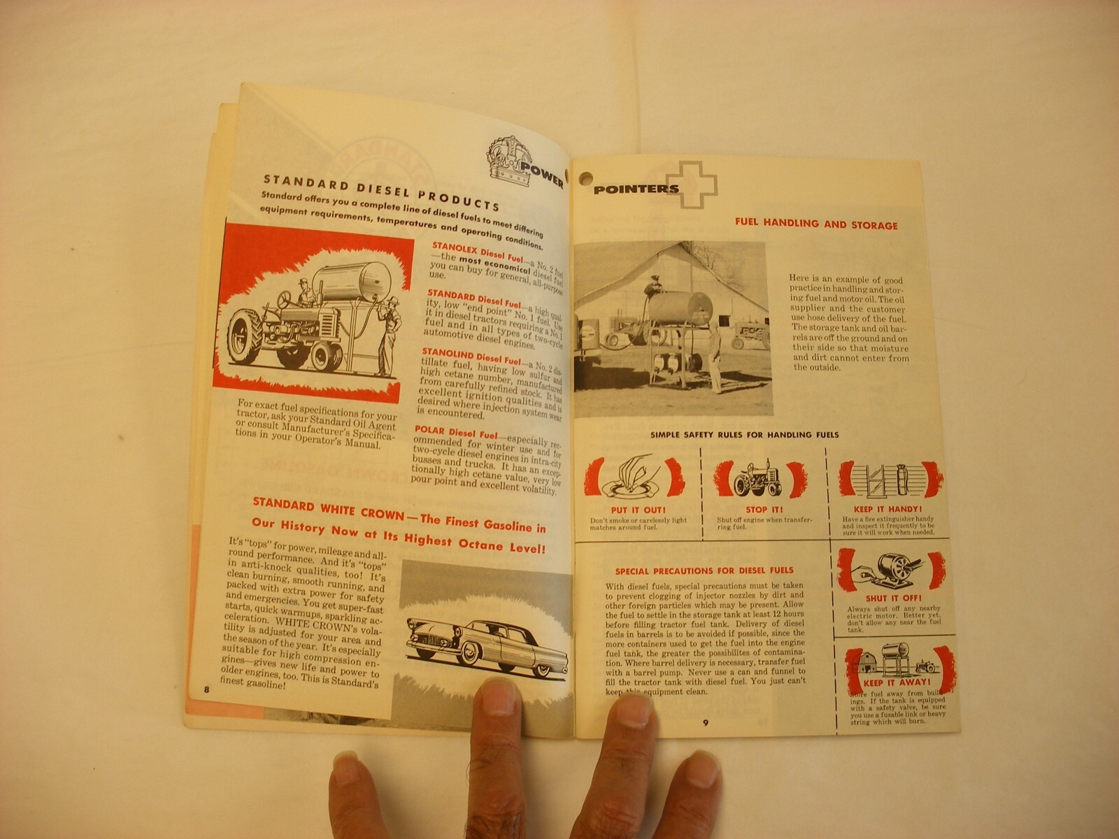Vtg Oil & Gas Advertising – 1955 Standard Oil Farm Tractor Machinery