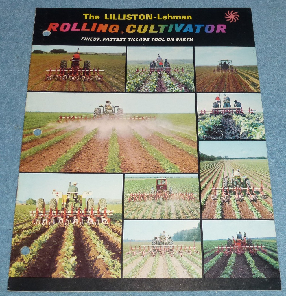 1973 Lilliston-Lehman 2000 Series Rolling Cultivator Brochure Specs Price List